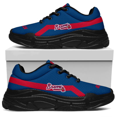 Edition Chunky Sneakers With Line Atlanta Braves Shoes