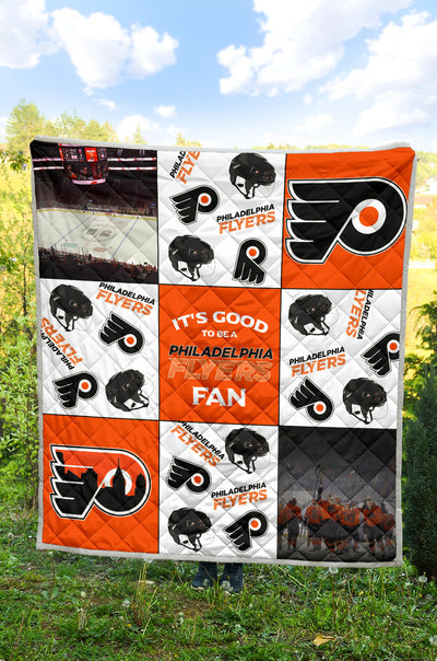 It's Good To Be A Philadelphia Flyers Fan Quilt