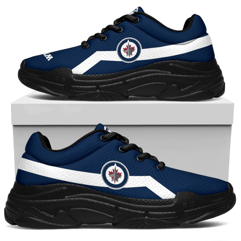 Edition Chunky Sneakers With Line Winnipeg Jets Shoes