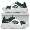 Colorful Logo New York Jets Chunky Sneakers