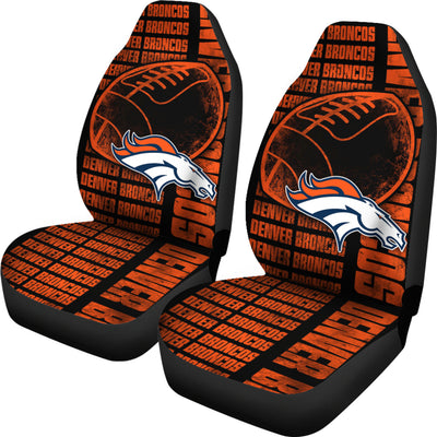 Gorgeous The Victory Denver Broncos Car Seat Covers