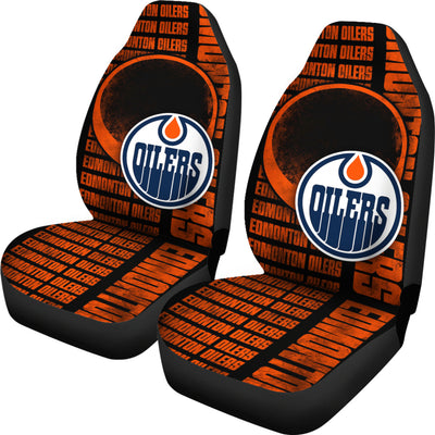 Gorgeous The Victory Edmonton Oilers Car Seat Covers