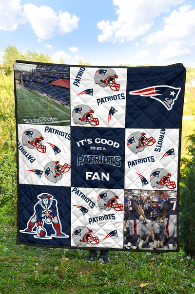 It's Good To Be A New England Patriots Fan Quilt