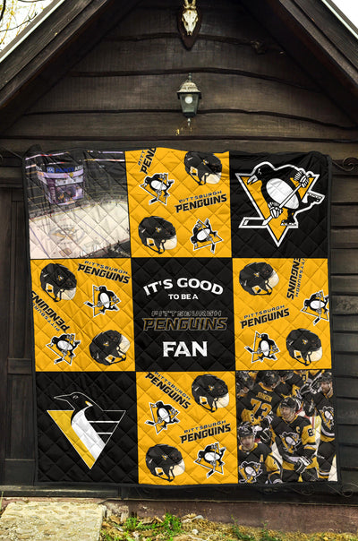 It's Good To Be A Pittsburgh Penguins Fan Quilt