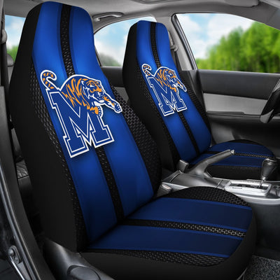 Incredible Line Pattern Memphis Tigers Logo Car Seat Covers