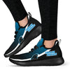 New Style Top Logo Carolina Panthers Mesh Knit Sneakers