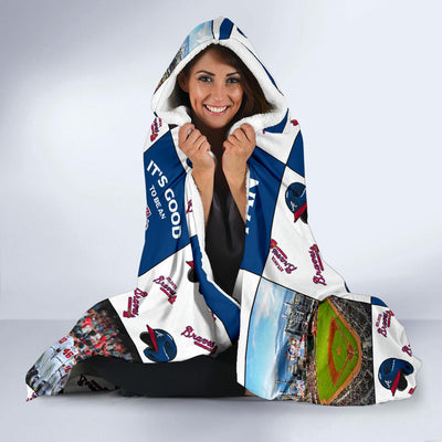 It's Good To Be An Atlanta Braves Fan Hooded Blanket