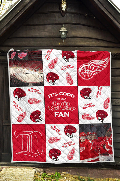 It's Good To Be A Detroit Red Wings Fan Quilt