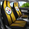 Incredible Line Pattern Pittsburgh Steelers Logo Car Seat Covers