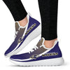 New Style Top Logo Baltimore Ravens Mesh Knit Sneakers