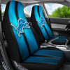 Incredible Line Pattern Detroit Lions Logo Car Seat Covers