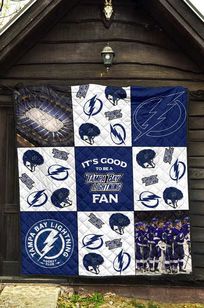 It's Good To Be A Tampa Bay Lightning Fan Quilt