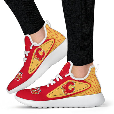 Legend React Calgary Flames Mesh Knit Sneakers