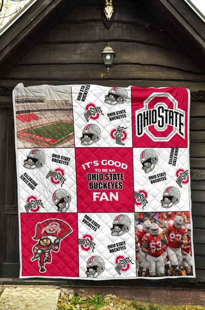 It's Good To Be An Ohio State Buckeyes Fan Quilt