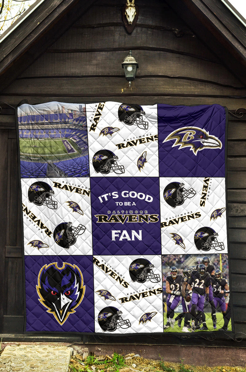 It's Good To Be A Baltimore Ravens Fan Quilt