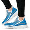 New Style Top Logo Detroit Lions Mesh Knit Sneakers