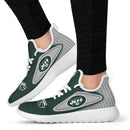 Legend React New York Jets Mesh Knit Sneakers