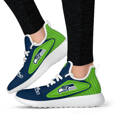 Legend React Seattle Seahawks Mesh Knit Sneakers