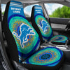 Unique Magical And Vibrant Detroit Lions Car Seat Covers