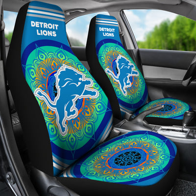 Unique Magical And Vibrant Detroit Lions Car Seat Covers