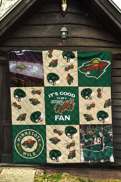 It's Good To Be A Minnesota Wild Fan Quilt