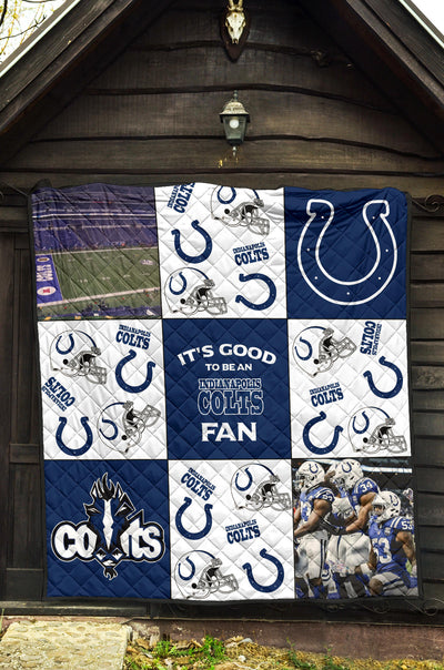 It's Good To Be An Indianapolis Colts Fan Quilt