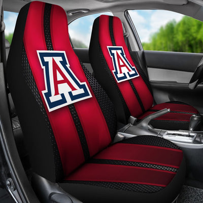 Incredible Line Pattern Arizona Wildcats Logo Car Seat Covers