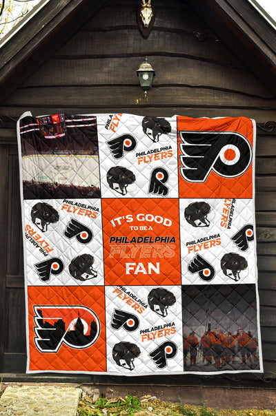 It's Good To Be A Philadelphia Flyers Fan Quilt