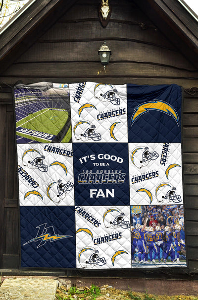 It's Good To Be A Los Angeles Chargers Fan Quilt