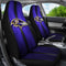 Incredible Line Pattern Baltimore Ravens Logo Car Seat Covers