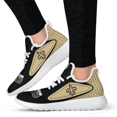 Legend React New Orleans Saints Mesh Knit Sneakers