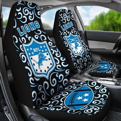 Artist SUV Detroit Lions Seat Covers Sets For Car