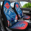 Colorful Pride Flag Los Angeles Dodgers Car Seat Covers