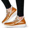 New Style Top Logo Texas Longhorns Mesh Knit Sneakers