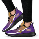 New Style Top Logo Minnesota Vikings Mesh Knit Sneakers