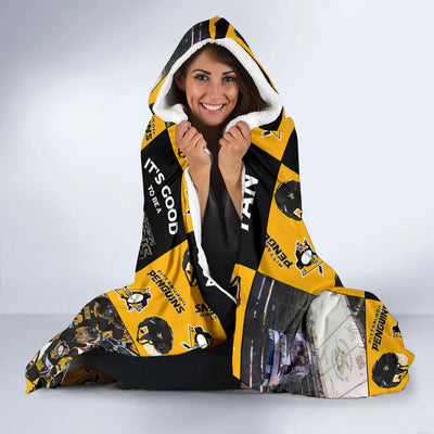It's Good To Be A Pittsburgh Penguins Fan Hooded Blanket