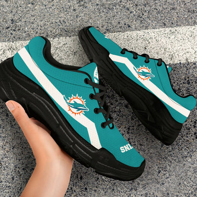 Edition Chunky Sneakers With Line Miami Dolphins Shoes