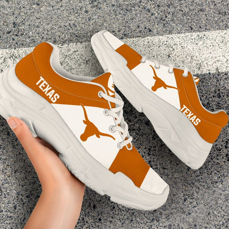 Colorful Logo Texas Longhorns Chunky Sneakers