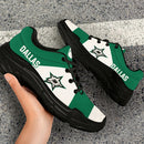 Colorful Logo Dallas Stars Chunky Sneakers