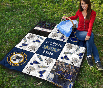 It's Good To Be A St. Louis Blues Fan Quilt