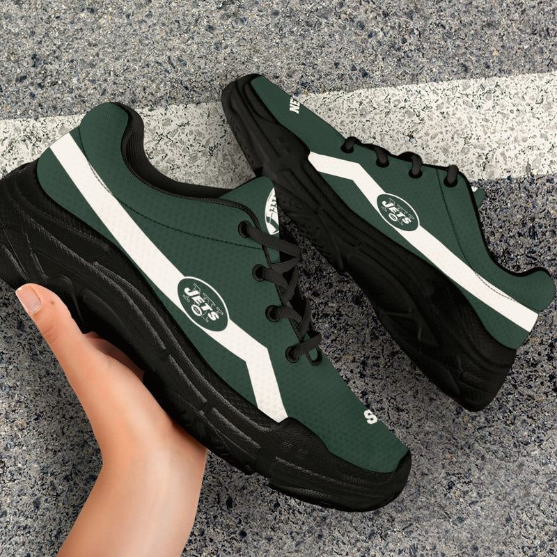 Edition Chunky Sneakers With Line New York Jets Shoes
