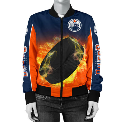 Playing Game With Edmonton Oilers Jackets Shirt For Women