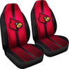 Incredible Line Pattern Louisville Cardinals Logo Car Seat Covers