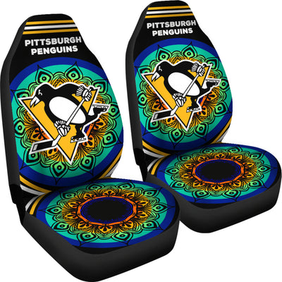 Unique Magical And Vibrant Pittsburgh Penguins Car Seat Covers