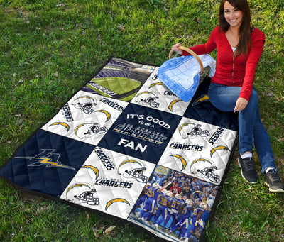 It's Good To Be A Los Angeles Chargers Fan Quilt