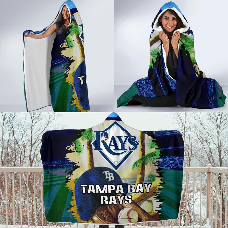 Pro Shop Tampa Bay Rays Home Field Advantage Hooded Blanket