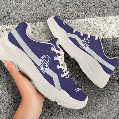 Edition Chunky Sneakers With Line Colorado Rockies Shoes