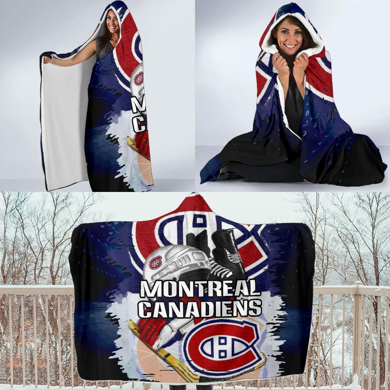 Pro Shop Montreal Canadiens Home Field Advantage Hooded Blanket