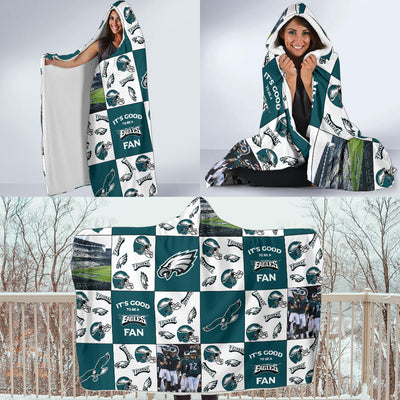 It's Good To Be A Philadelphia Eagles Fan Hooded Blanket