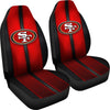 Incredible Line Pattern San Francisco 49ers Logo Car Seat Covers